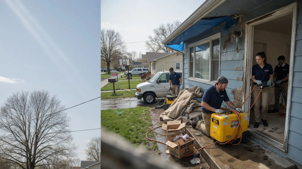 Basement Flood Cleanup in Hometown, WV near me